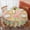 Pioneer Flower Floral-3, variant on Pioneer Flower Floral Print Pattern Round Tablecloth 60 X 60 Inch, Wrinkle Resistant Wipeable Table Cloth for Kitchen Dining Picnic Patio Party