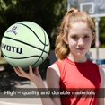 thumbnail image 3 of Balón de baloncesto KUYOTQ que brilla en la oscuridad, 7, 75 cm, piel compuesta, 3 of 9
