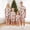 White, variant on Christmas Family Pajamas Matching Set Short Sleeve Christmas Elements Print Shirt Shorts Sleepwear