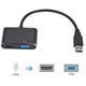 thumbnail image 2 of 2 En 1 Compatible Con USB A Interfaz Multimedia De Alta Definición Y Cable Adaptador VGA Compatible Con 1080p USB 3.0 A Interfaz Multimedia De Alta Definición Compatibilidad Con ANGGREK USB 3.0 VGA Converter, 2 of 8