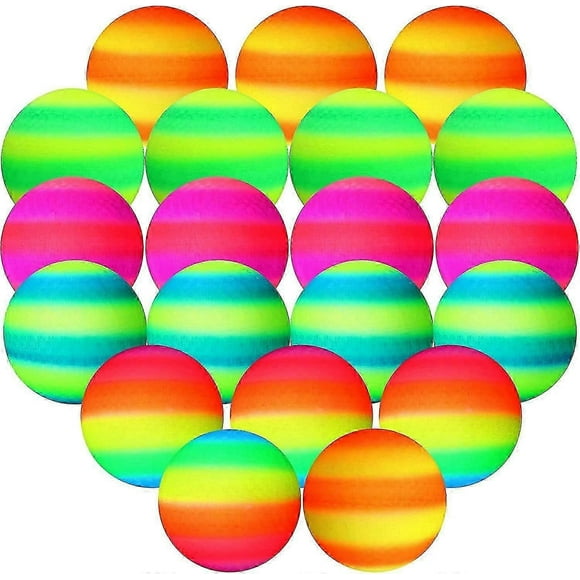 20 Pcs Playground Balls 6 Inches Dodgeball Kick Balls For Kids Adults Colorful
