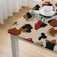 thumbnail image 5 of Awypu Sexy Leopard Print Art Waterproof Resistant Fabric Square Tablecloth 100% Polyester Fiber 36*36, 5 of 8