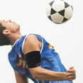 thumbnail image 4 of OULII 2 Pcs Brassard de Capitaine de Football Portable Noir Bande Élastique Réglable, 4 of 8