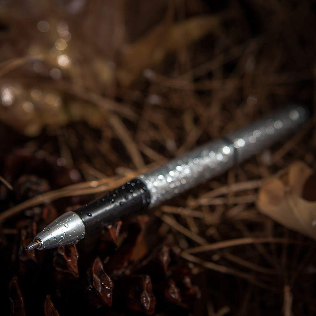 Fisher Space Pens BP Backpacker Pen Colored Aluminum w/Key Chain Silver