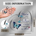 thumbnail image 3 of Memorial Gifts for Loss of Loved One, Loss of Father Mother Sympathy Gifts, Bereavement Condolences Grief Gifts, Funeral Remembrance Grief Decor Sign, Butterfly, 3 of 6