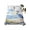 Blue, variant on Coastal Birds Twim Size Flat Sheet, Wrinkleproof & Fadeproof Cooling Flat Bed Sheet Only, Blue Sky Heron Seabird Tropical Beach Breathable Soft Bedding Top Sheets 66 x 96 Inches