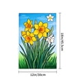 thumbnail image 4 of Amhnf Spring Daffodil And Daisy Garden Flag For Home Outdoor Garden Yard Decor 12x18 inch, 4 of 5