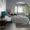 thumbnail image 6 of VECELO Queen Size Bed Frame, Modern Platform Bed Frame with Adjustable Button Tufted Upholstered Headboard for Bedroom, No Box Spring Needed, Easy Assembly, Blue, 6 of 9