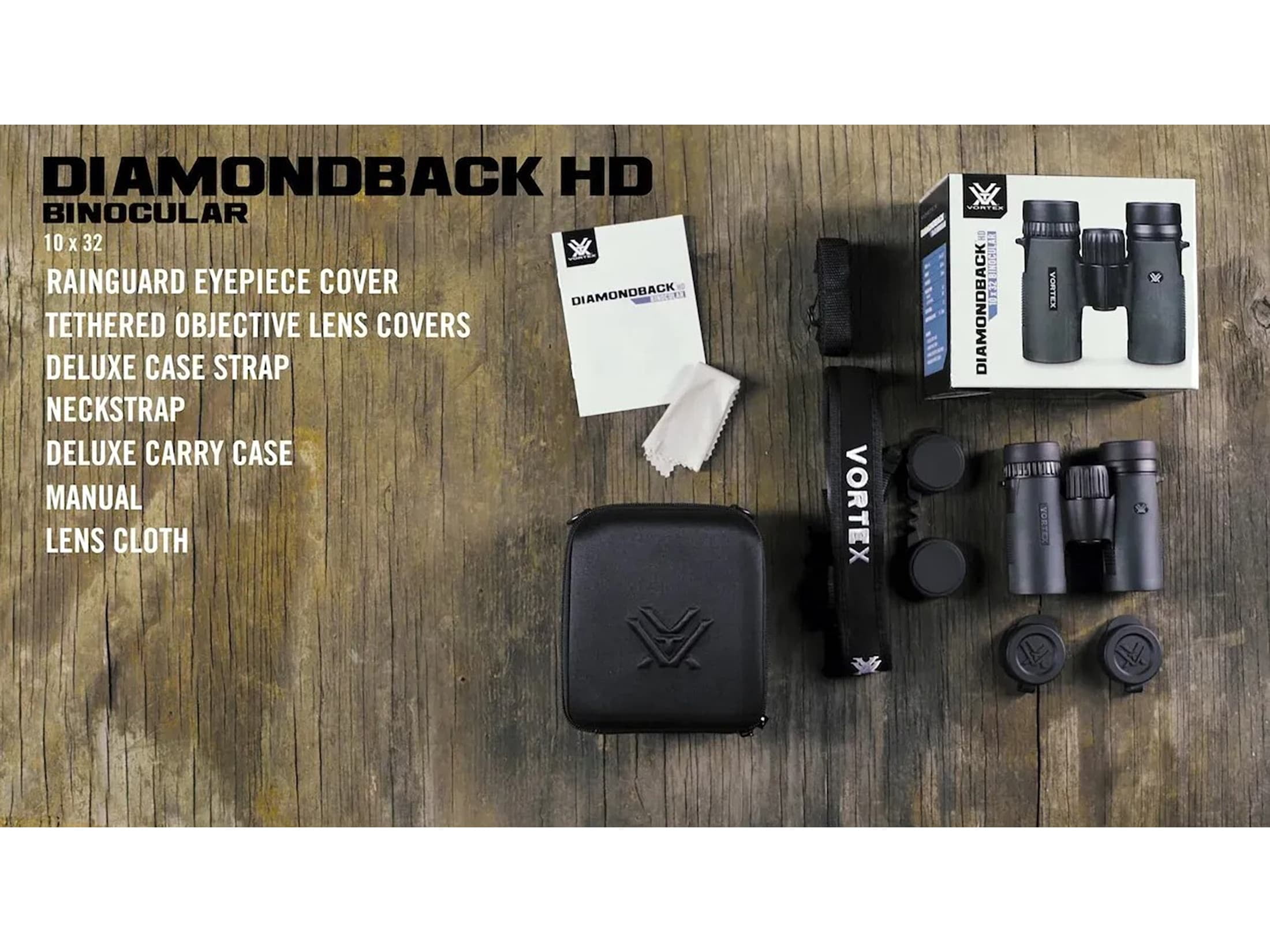 Vortex Optics Diamondback HD Binoculars 10x32