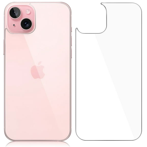Beeyoka Back Screen Protector for iPhone 15 [2-Pack],15 Back Glass Protector Anti-Fingerprint/Scratch Ultra Thin 15 Back Screen Protector for iPhone 15(6.1 inch)