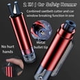 thumbnail image 2 of (Red)Safe Pro X Car Window Breaker and Seat Belt Cutter,2 IN 1 Life Hammer Emergency, 2 of 5