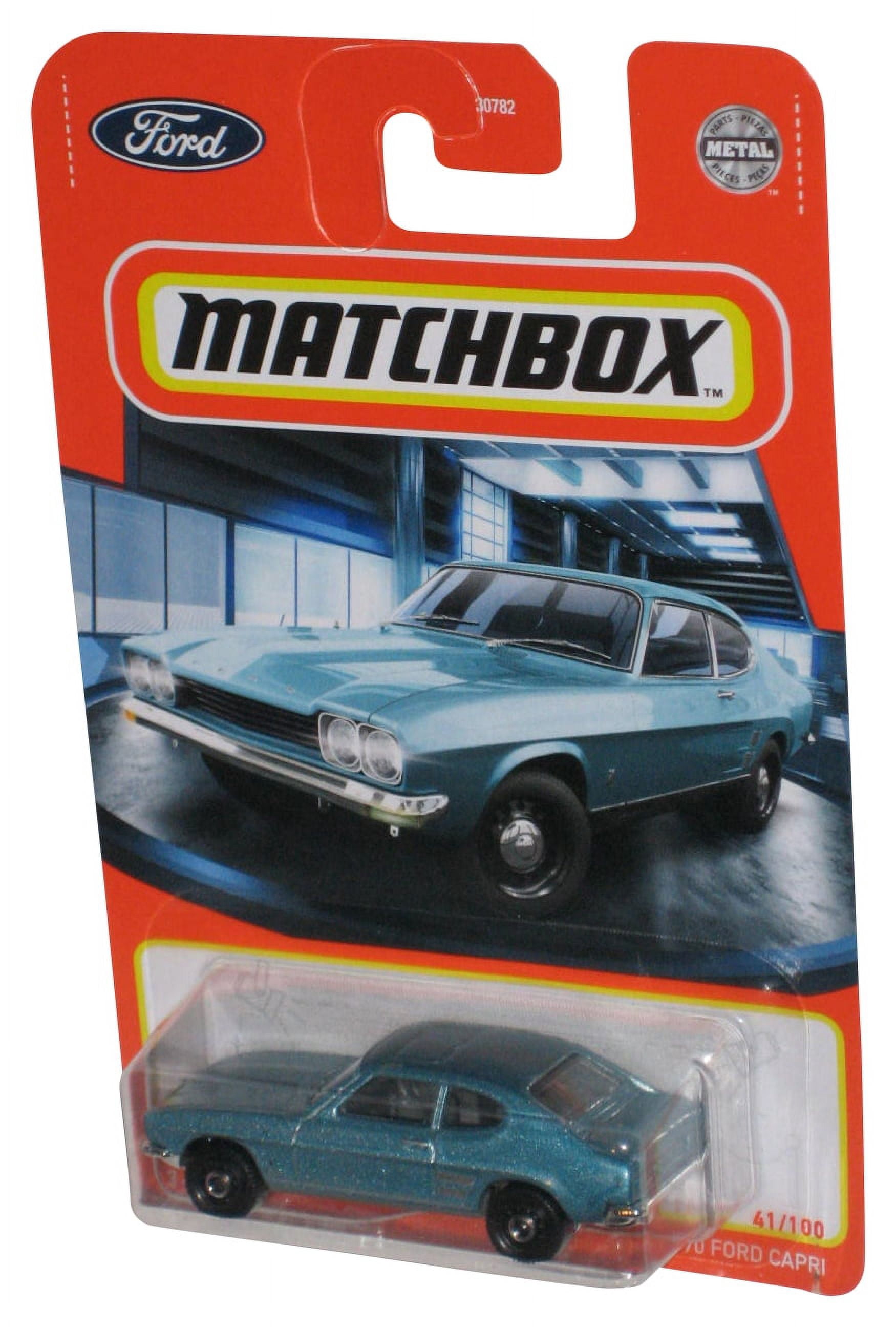 Matchbox 1970 Ford Ranchero Die-Cast Car - 17/100 Series 2023 In Metalflake Green, 1:64 Scale
