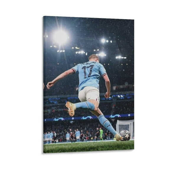 Kevin De Bruyne Canvas Poster Posters Wall Art Painting Canvas Gift Living Room Prints Bedroom Decor Poster Artworks 16x24inch(40x60cm)
