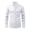 White, variant on AZoiNM Men's Slim Fit Business Long Sleeve Shirt Wrinkle-Free Moisture Wicking Polyester