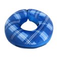 thumbnail image 1 of 1 collar para mascotas, para perros y gatos, a cuadros, inflable, protector de cabeza, anillo para el cuello antimordeduras y antilamidos., 1 of 5