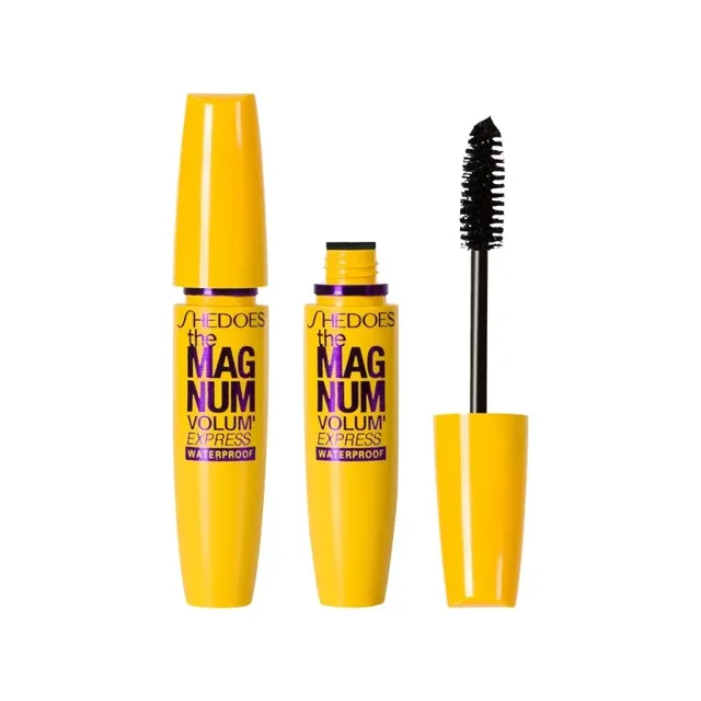 Rímel de pestañas 3D negro profesional, cepillo de pestañas de larga duración Natural, rizo impermeable, grueso, alargar los ojos, Cosméticos de maquillaje( 1pc