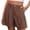 CZ63_Coffee, variant on Lumtrix Womens Shorts Dressy Casual 2026 Trendy Summer Elastic High Waisted Pleated Business Work Shorts with Pockets Gray S