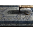 thumbnail image 3 of Hauteloom Breezewood Wool Living Room, Bedroom Area Rug - Traditional - Navy, Blue, Charcoal - 9' x 13', 3 of 9