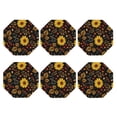thumbnail image 2 of Balery 6 Pcs Sunflowers Leavesleather Coasters Set, Drink Table Cup Coasters For Living Room Kitchen Coffee Decor, 2 of 9