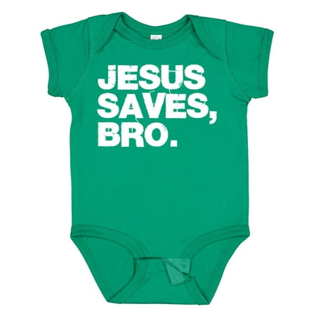

Inktastic Jesus Saves Bro Christian Gift Baby Boy or Baby Girl Bodysuit