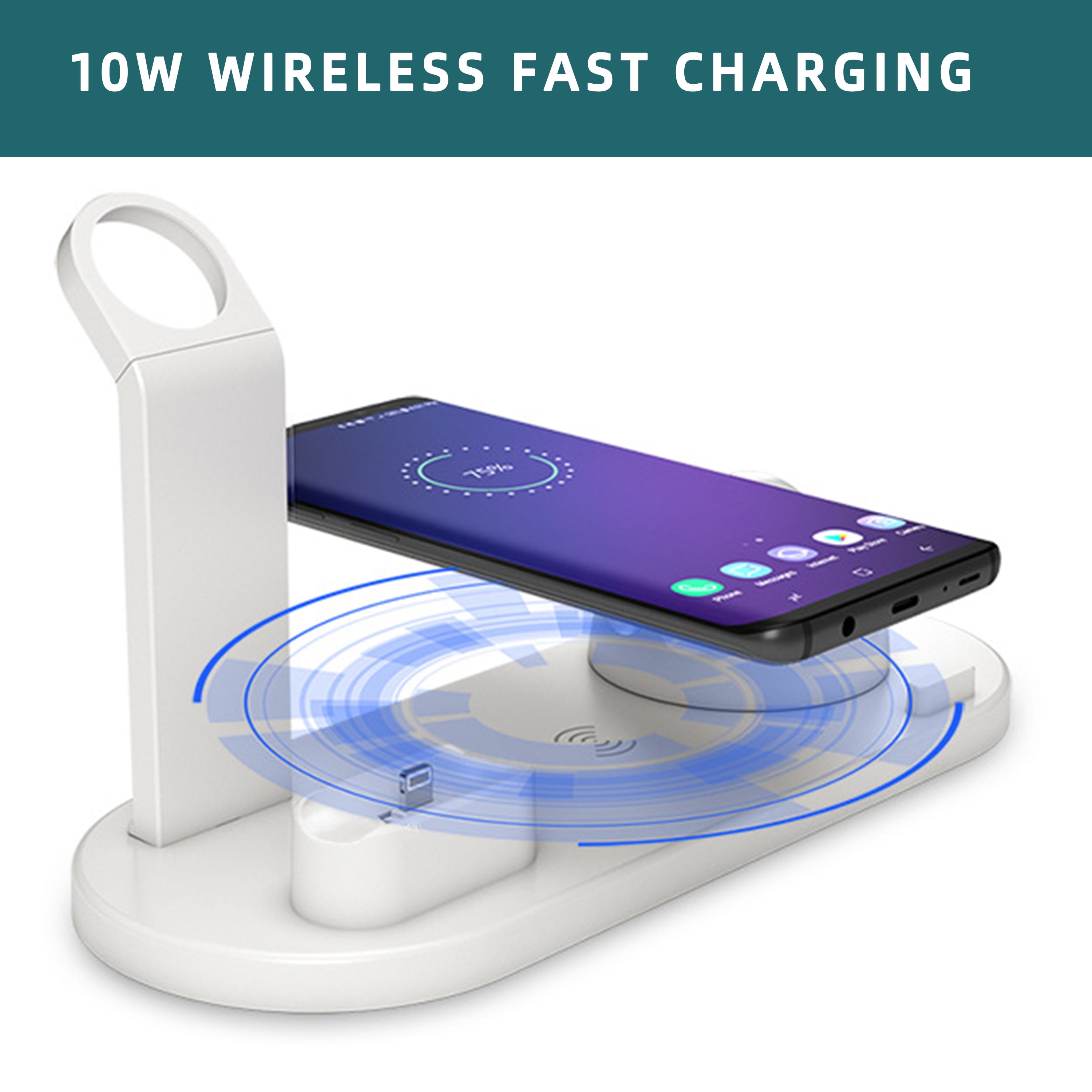 スマホアクセサリー Wireless Charger Stand,6 in1Multi-Functi Amazon.com: Wireless Charger Stand, 6 in 1 Multi-Function