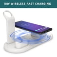 thumbnail image 3 of Ltrototea 6-in-1 Wireless Charger，Mobile, Headset, Watch Adapter, White - Smart Tech for Safe, Fast Charging, 3 of 7