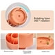 thumbnail image 1 of Estuche Cosmético Caja de almacenamiento de cosméticos redonda con 6 ranuras Cajas de maquillaje giratorias de 360 ​​​​grados (naranja) Likrtyny  Libre de BPA, 1 of 9
