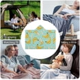 thumbnail image 6 of Wearable Throw Blanket Hoodie Warm Cozy Oversized Cloak Coat Onesie Pattern Banana Blue Green for Women Men Kids Teens Home Travel Camping, 6 of 6