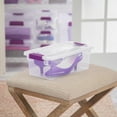 thumbnail image 5 of Sterilite 6 Quart Plastic ClearView Latch Storage Container Tote, 72 Pack, 5 of 9
