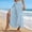 A762 Light Blue, variant on Women's Wrap Pants High Waisted Tie Front Wide Leg Split Hem Beach Cover Up Pants Lightweight Flowy Palazzo Pants for Vacation Resort