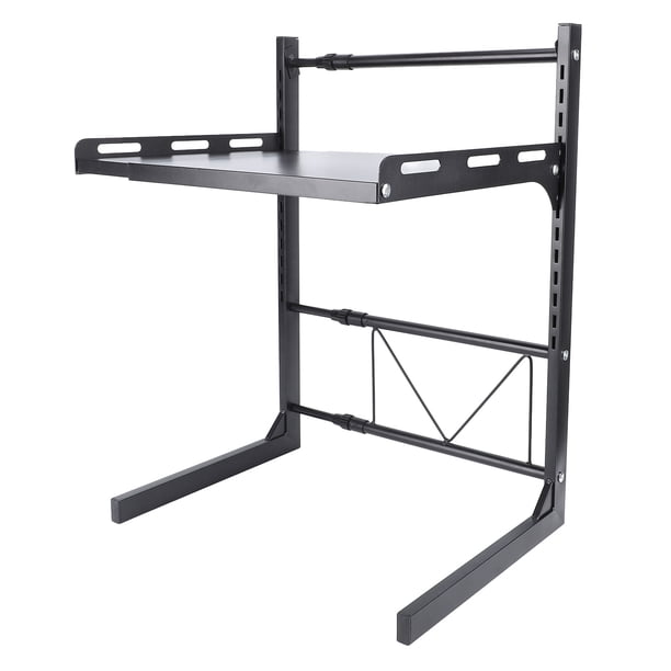 Estante De Almacenamiento Para Encimera, Estante Para Horno Microondas Resistente Al Desgaste De Acero Al Carbono, Uso Versátil, 39-62 Cm De Longitud Para Tarros, Cuencos Y Platos
