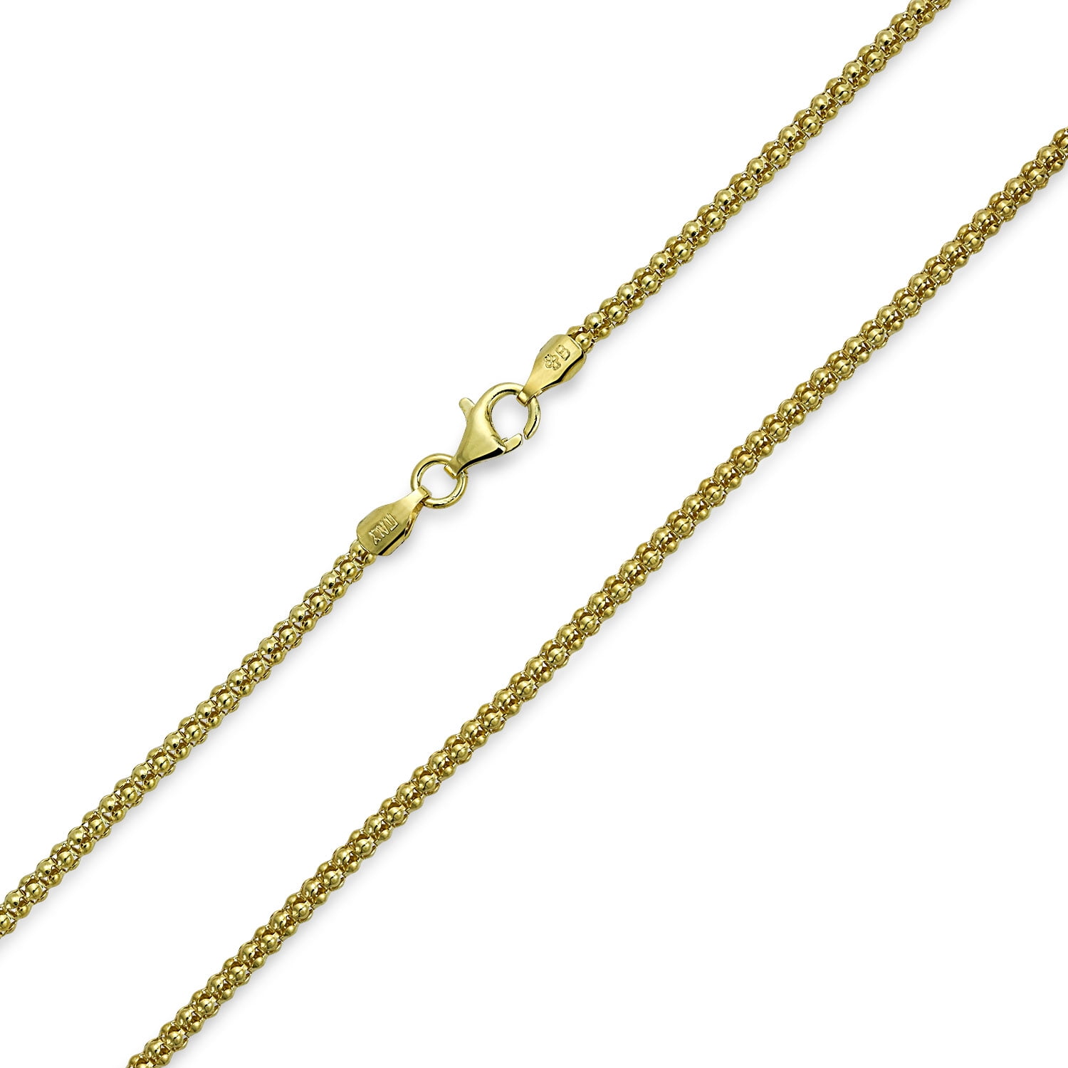 Popcorn Coreana Chain Necklace 