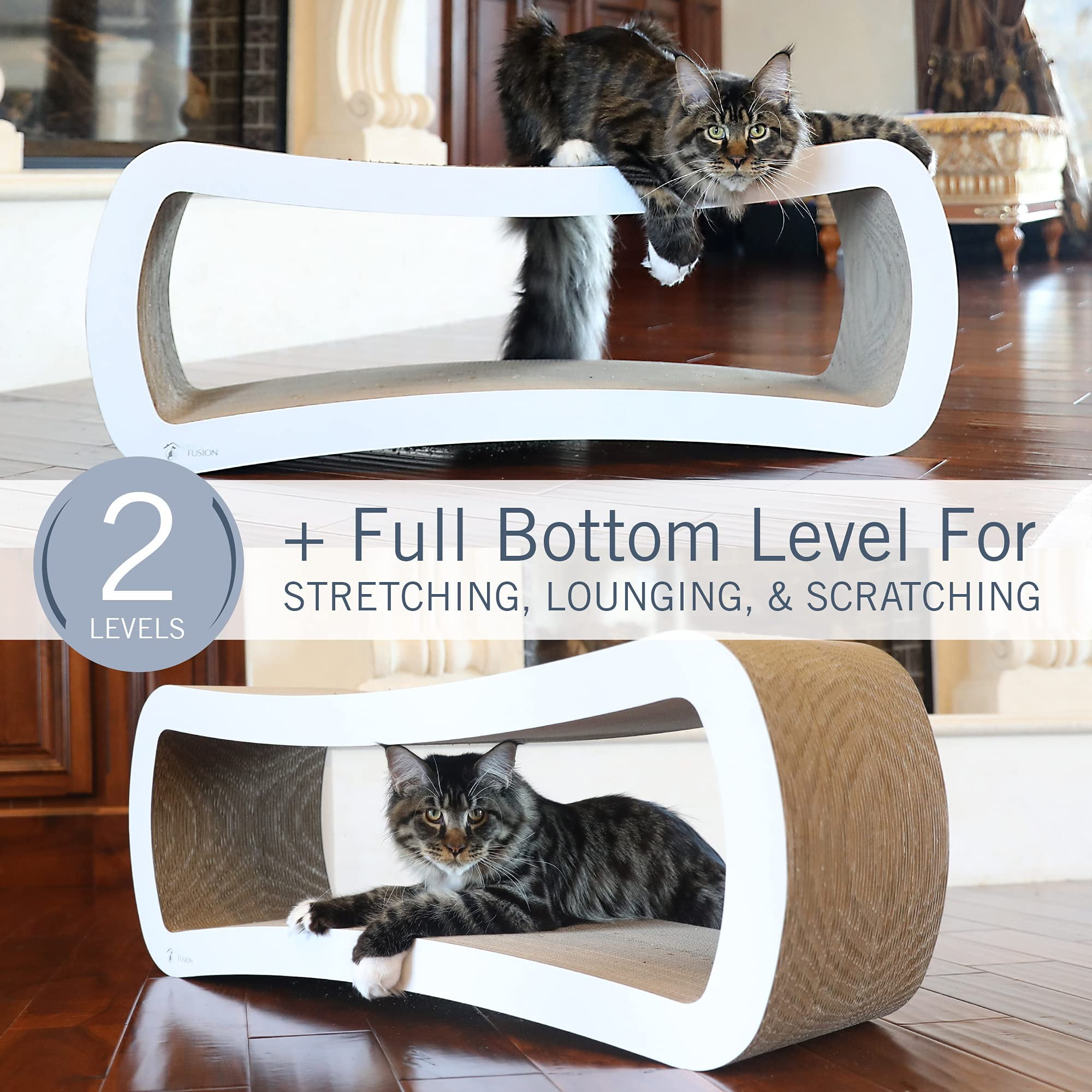 Petfusion jumbo cat scratcher lounge hotsell