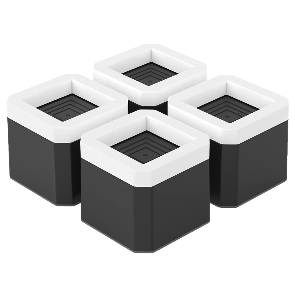 SEISSO Square Bed Risers,Stackable Furniture Lifts to Create Storage
