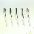 thumbnail image 4 of 5 Pcs Demitasse Spoons Multi-purpose Slotted Cooking Teaspoon Soup Ladle Silver, 4 of 8