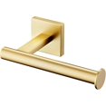 thumbnail image 1 of Soporte para papel higiénico, dispensador de papel higiénico, soporte para rollo de baño, montaje en la pared, acero inoxidable dorado cepillado, 1 of 4