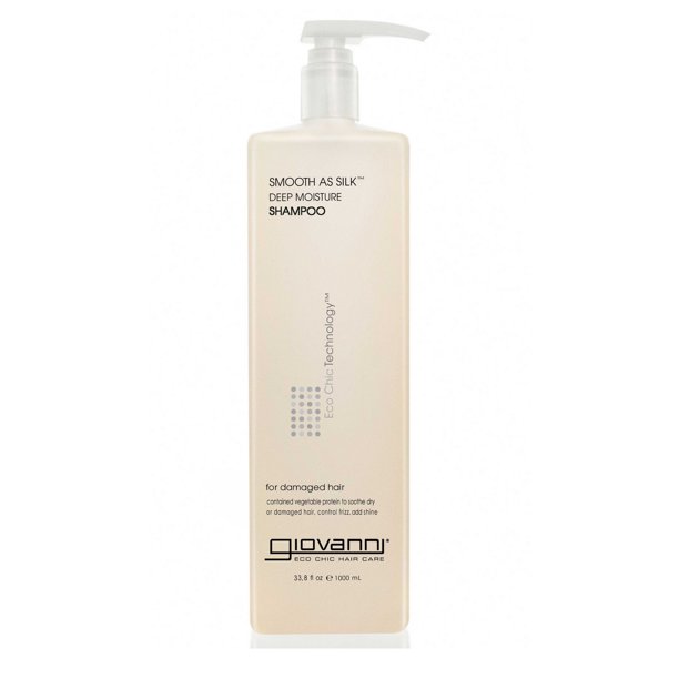 GIOVANNI Smooth as Silk Deep Moisture Shampoo, 33.8 oz. Hydrates and