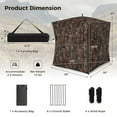 thumbnail image 2 of Costway 360 Degree One-Way See-Through Hunting Blind with Full-Open Door Carrying Bag, 2 of 8