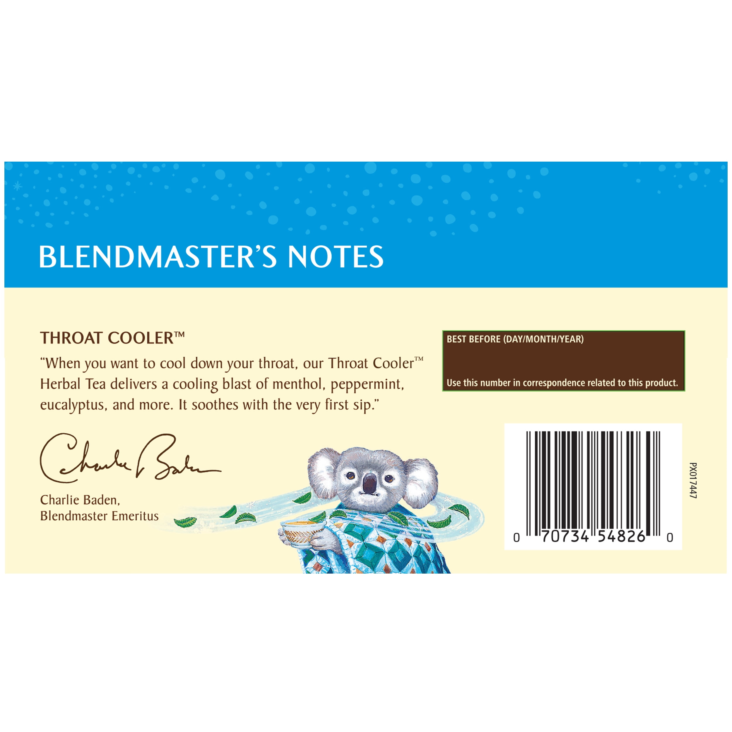 (6 pack) Celestial Seasonings Throat Cooler Caffeine-Free Herbal Tea Bags (16 Count)