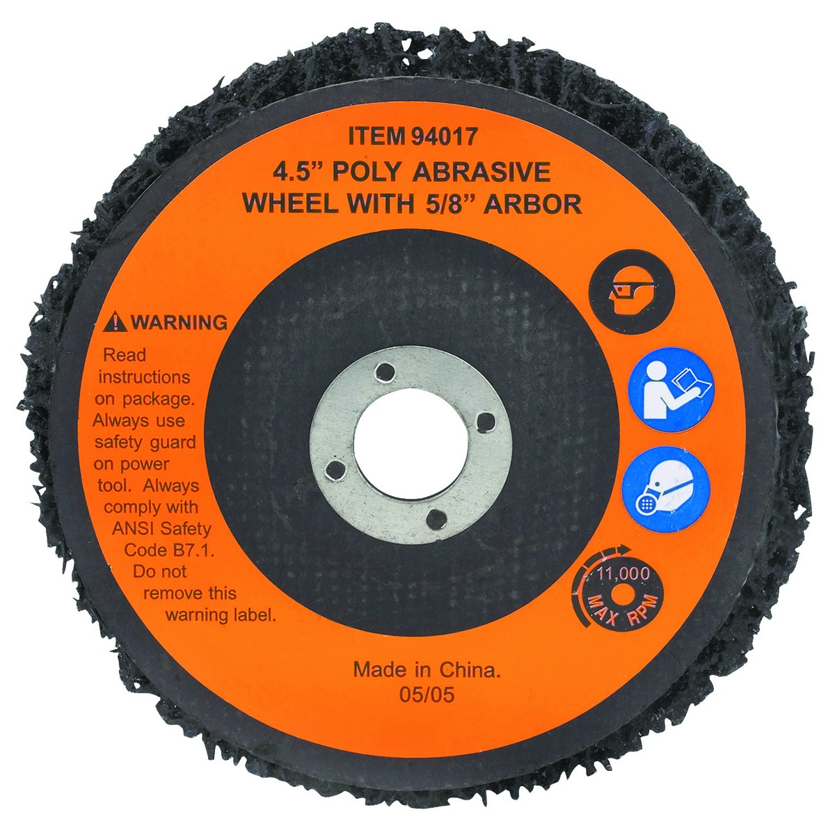 WarriorÂ® 41/2 in. Polycarbide Abrasive Wheel Heavy Duty Silicon