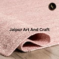 thumbnail image 3 of Jaipur Art And Craft Pink Jute Area Rug Rectangle Braided Reversible Outdoor Carpet (9x10 Sq ft), 3 of 6