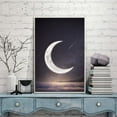 thumbnail image 3 of IDEA4WALL Framed Canvas Wall Art for Living Room, Bedroom Moon with Bright Canvas Prints for Modern Home Decoration Ready to Hang, 3 of 4