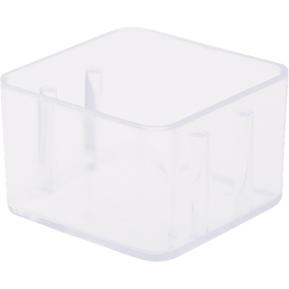 Zirc Dental 50Z401 Bur Block Magnetic 8 Hole Cover 1'' Clear Plastic