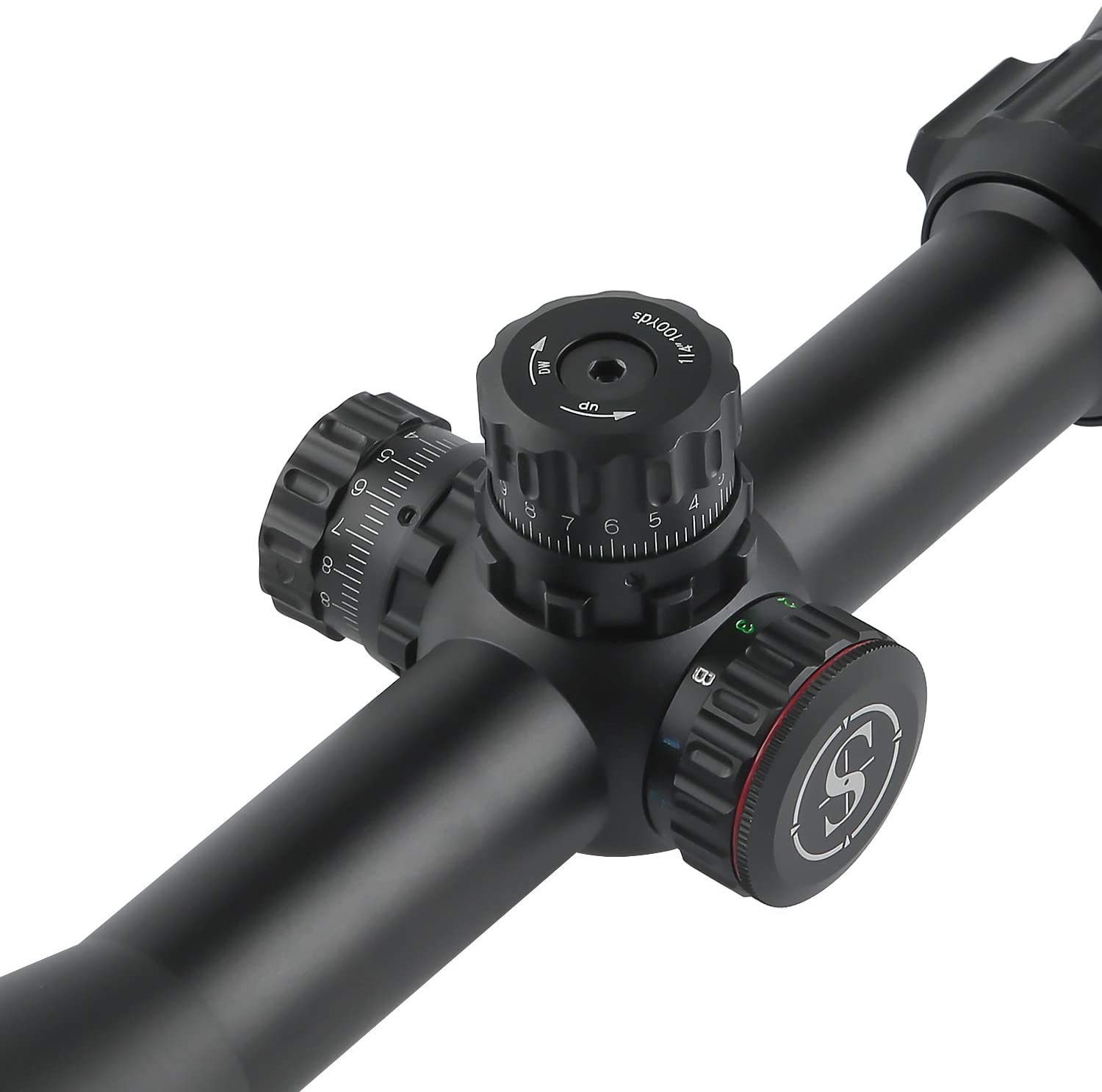 MT 4-16x50 W Front AO Adjustment. Red/Green/Blue Illumination mil-dot Reticle