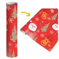 Gift Wrapping Paper 1Pcs ( 75Cmx51Cm, 4.11 Square Feet)SingleSided Christmas Wrapping Paper
