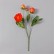 thumbnail image 2 of Toystoory Ramo de flores de peonía artificial de 4 ramas, decoración de simulación, adorno de flores para el hogar y la oficina Flores artificiales naranja Toystoory HA7106-05, 2 of 6