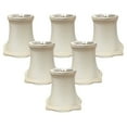 thumbnail image 2 of Royal Designs, Inc. Decorative Trim Fancy Square Bell Chandelier Shade CS-717EG-6, Eggshell, 3 x 5 x 4.5, Pack of 6, 2 of 5