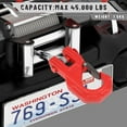3/8In Winch Hook Heavy Duty,for Synthetic Rope Winch Cable ATV UTV,B