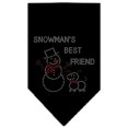 thumbnail image 2 of Christmas Pet and Dog Bandana Rhinestone, "Snowman's Best Friend", 2 of 9