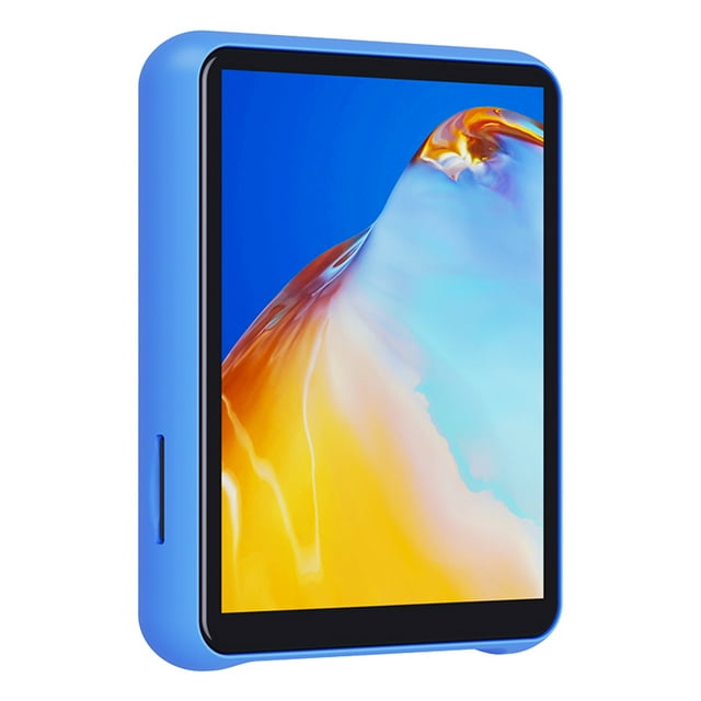 Tignapoo 2.4-Inch Touchscreen Bluetooth MP3 Player with FM Radio, E-Book Reader, and 8GB Storage in Dark Blue